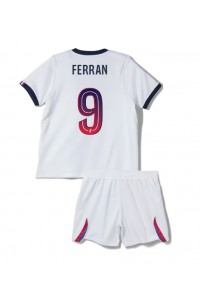 Paris Saint-Germain Ferran Torres #9 Babyklær Borte Fotballdrakt til barn 2026-27 Korte ermer (+ Korte bukser)